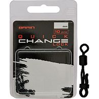 Вертлюжок Brain Quick Change Lock, 15 мм, 10 шт для рыбалки, купить, цены в Киеве и Украине, интернет-магазин | Zabros Вертлюжок Brain Quick Change Lock, 15 мм, 10 шт для рыбалки, купить, цены в Киеве и Украине, интернет-магазин | Zabros
