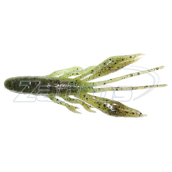 Фотографія Jackall Waver Shrimp, 2,80", 7,1 см, 8 шт, Green Pumpkin / Chart