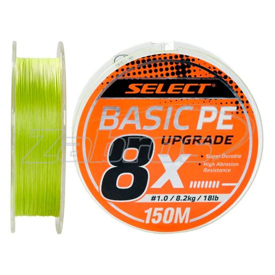 Фото Select Basic PE 8x, 0,12 мм, 6 кг, 150 м, Light Green