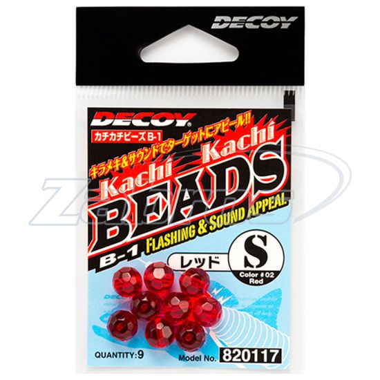 Картинка Decoy B-1 Kachi Kachi Beads, M, 8 шт, Red