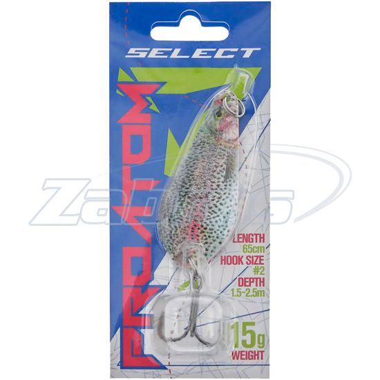 Фотографія Select ProAtom, 15 г, 6,5 см, S48 Фотографія Select ProAtom, 15 г, 6,5 см, S48