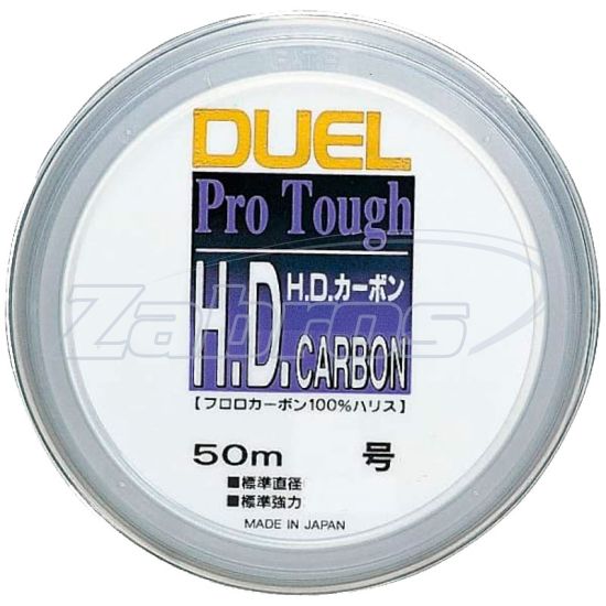 Фото Флюорокарбон Duel H.D. Carbon Fluorocarbon 100%, 0,19 мм, 2,6 кг, 50 м