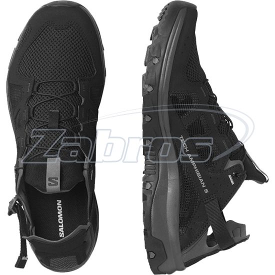 Картинка Salomon Techamphibian 5, L47115100, 9, Black/Magnet/Monument