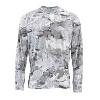 Футболка Simms Solarflex Crewneck Shirt-Print, 12727-069-60, XXL, Cloud Camo Grey, купить, цены в Киеве и Украине, интернет-магазин | Zabros