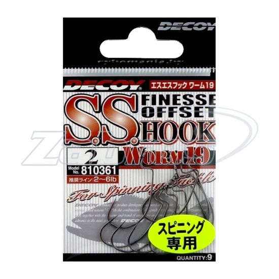 Купити Decoy Worm19, S.S. Hook, 1, 9 шт