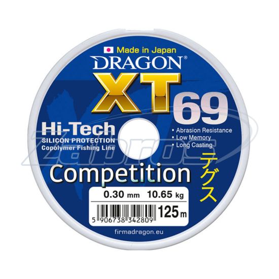 Фото Dragon XT69 Hi-Tech Competition, 33-20-014, 0,14 мм, 2,9 кг, 125 м, Light Blue