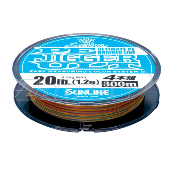 Фото Sunline PE-Jigger ULT 4 Braid, #1,7, 0,22 мм, 13 кг, 200 м, Multi Color