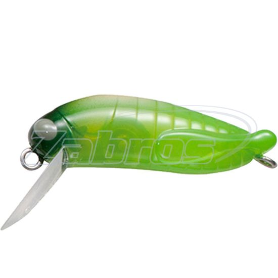 Фото Tackle House Elfin Mini Grasshopper 33SP, 3,3 см, 2 г, 0,5 м, Aurora Green