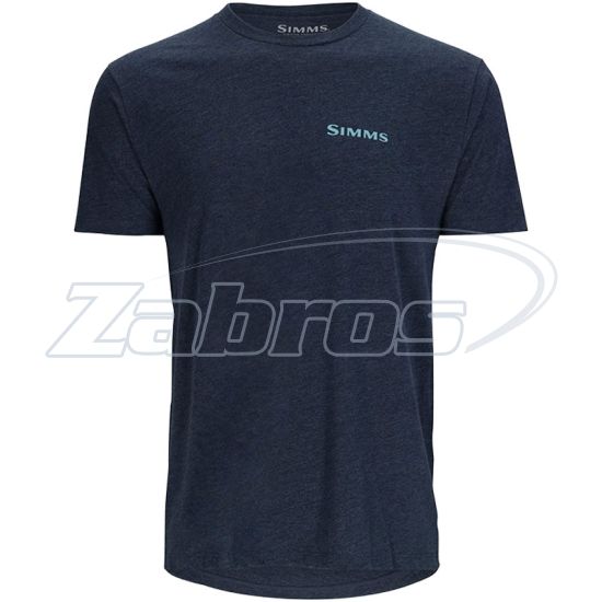 Фото Simms Species T-Shirt, 14093-414-40, L, Navy Heather