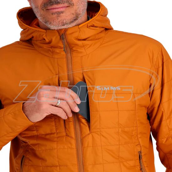 Картинка Simms Fall Run Hybrid Hoody, 13872-224-30, M, Chestnut