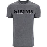 Футболка Simms Logo T-Shirt, 12803-1099-30, M, Athletic Heather, купить, цены в Киеве и Украине, интернет-магазин | Zabros