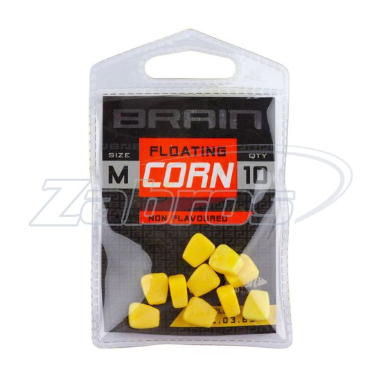 Фото Brain Fake Floating Corn Non Flavoured, 10 шт, 7x8 мм, Yellow