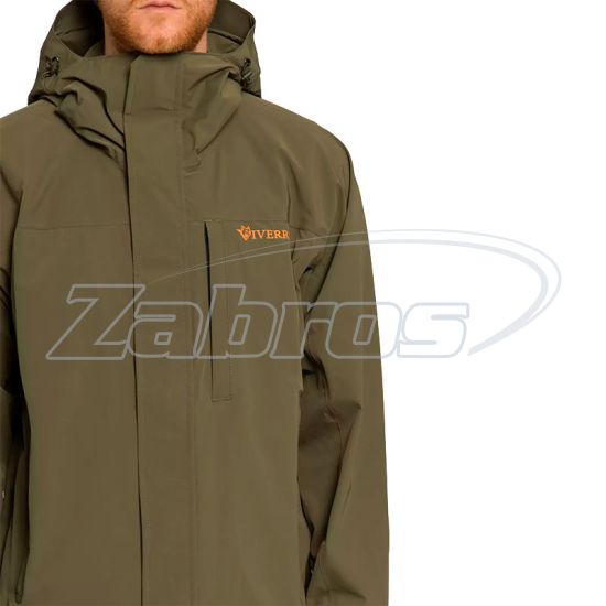 Фотографія Viverra 4Stretch Rain Jacket, L, Olive