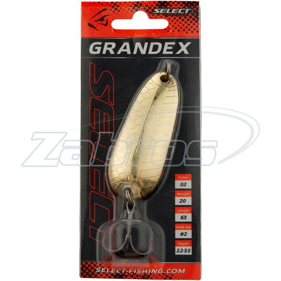 Фотографія Select Grandex, 20 г, 6,3 см, 02