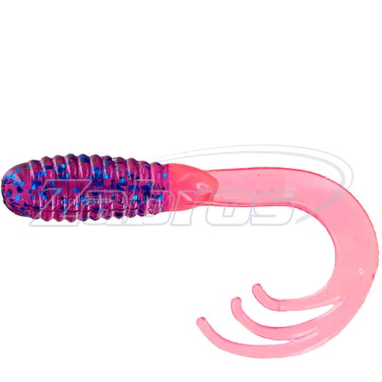 Фото Big Bite Baits Triple Tip Grub, 2,00", 5,08 см, 10 шт, Electric Blue Firetail