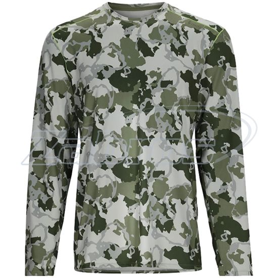 Фото Simms SolarFlex Crew, 13660-1089-50, XL, Regiment Camo Clover