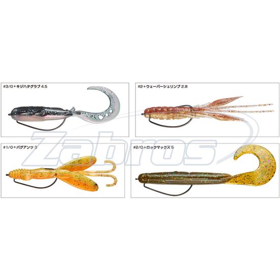 Малюнок Varivas Rock On Gritter, #1, 6 шт Малюнок Varivas Rock On Gritter, #1, 6 шт