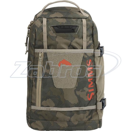 Фото Simms Tributary Sling Pack, 14423-1082-00, 10 л, 38x22x12 см, Regiment Camo Olive Drab