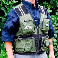 Жилет рыболовный Lineaeffe Green Fishing Vest, 9000011, L, купить, цены в Киеве и Украине, интернет-магазин | Zabros