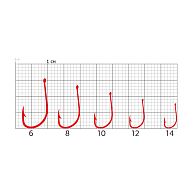 Крючок Cobra Allround, CA115-014, 10 шт, Red для рыбалки, купить, цены в Киеве и Украине, интернет-магазин | Zabros