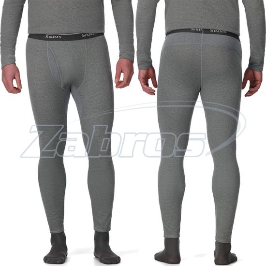 Фотография Simms Strata 160 Base Layer Bottom, 14227, L, Dark Grey Heather