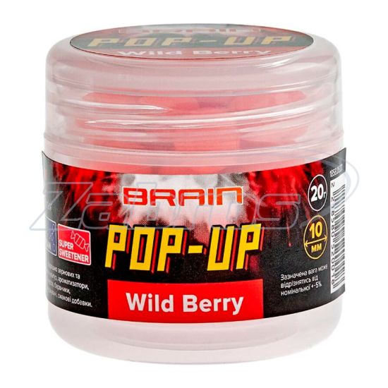 Фото Brain Pop-Up F1, Wild Berry (земляника), 15 г, 14 мм