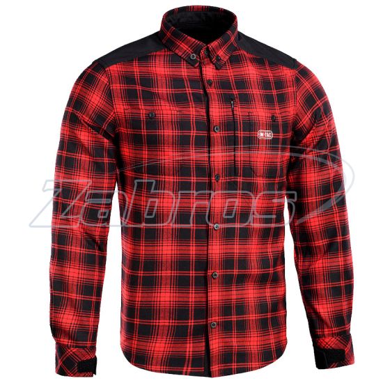Картинка M-Tac Redneck Shirt, 20072033-2XL/R, Red/Black