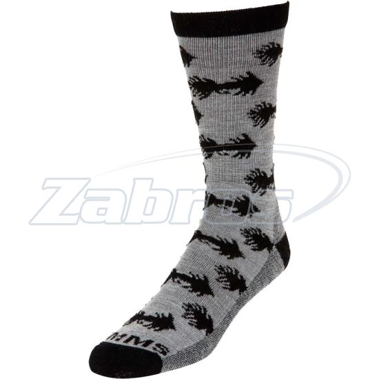 Фото Simms Daily Socks, 13451-765-50, XL, Woolly Bugger Steel