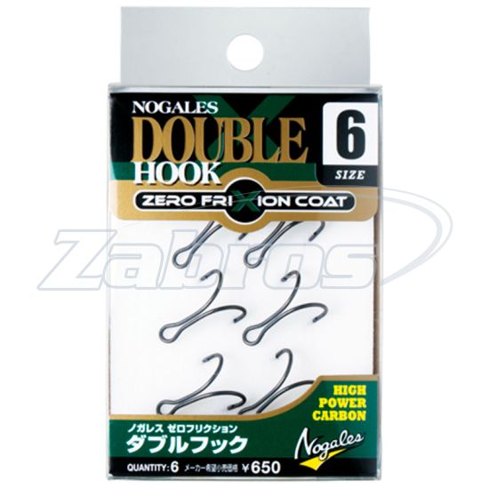 Фотография Varivas Nogales Zero Friction Double Hook, 10, 6 шт