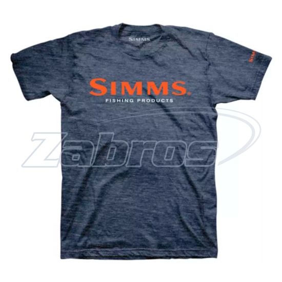 Фото Simms Logo T-Shirt, 12803-414-40, L, Navy Heather