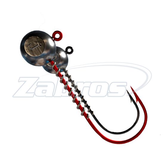 Фото Jigger, крючок Fudo, 12 г, #1/0, 5 шт, Black