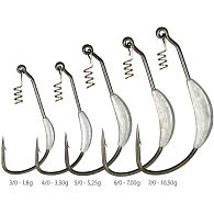 Крючок Gamakatsu Worm EWG Superline Spring Lock Weighted, 149318 004, 3,5 г, 4/0, 4 шт, Black для рыбалки, купить, цены в Киеве и Украине, интернет-магазин | Zabros