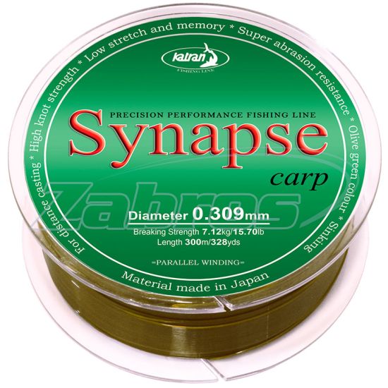 Фото Katran Synapse Carp, 0,331 мм, 8,16 кг, 300 м, Olive