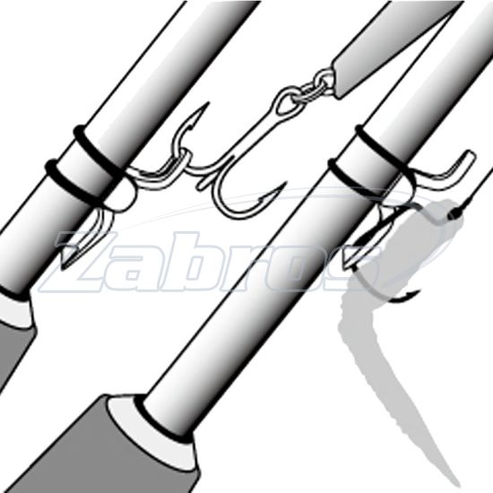 Фотография Daiwa Lure Hook Holder, Metal Gunmetal