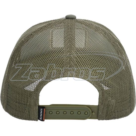 Малюнок Simms Double Haul Icon Trucker, 14032, Smokey Olive