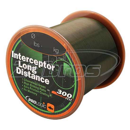 Фото Prologic Interceptor Long Distance, 44679, 0,25 мм, 5,5 кг, 300 м, Green
