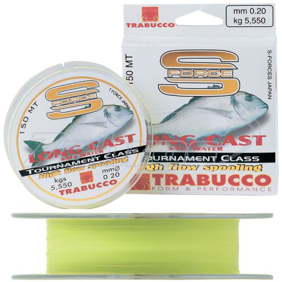 Фото Trabucco S-Force Long Cast, 052-80-450, 0,45 мм, 27,5 кг, 150 м Фото Trabucco S-Force Long Cast, 052-80-450, 0,45 мм, 27,5 кг, 150 м