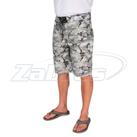 Картинка Simms Tumunu Board Short - Print, 12880-771-W30, 30W, Hex Flo Camo Steel