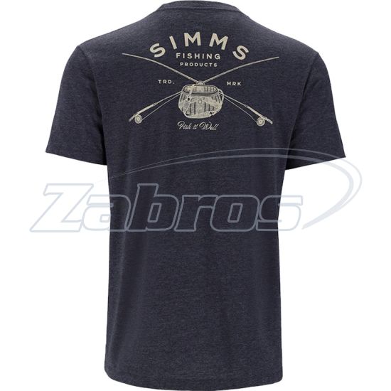 Фотографія Simms Classic Tackle T-Shirt, 14281-414-30, M, Navy Heather