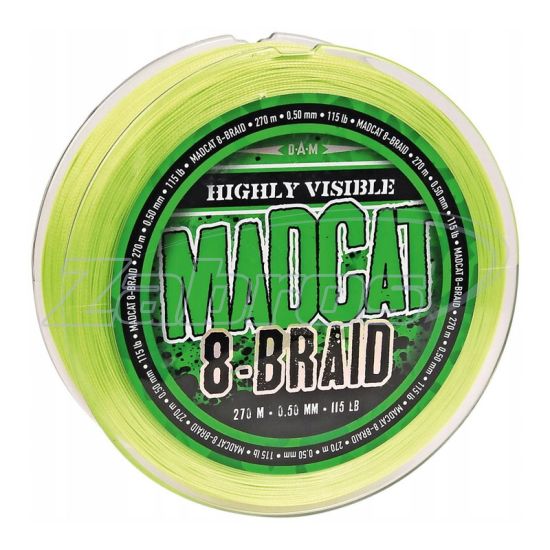 Фото Dam Madcat 8, 55857, 0,35 мм, 29,5 кг, 270 м, Green