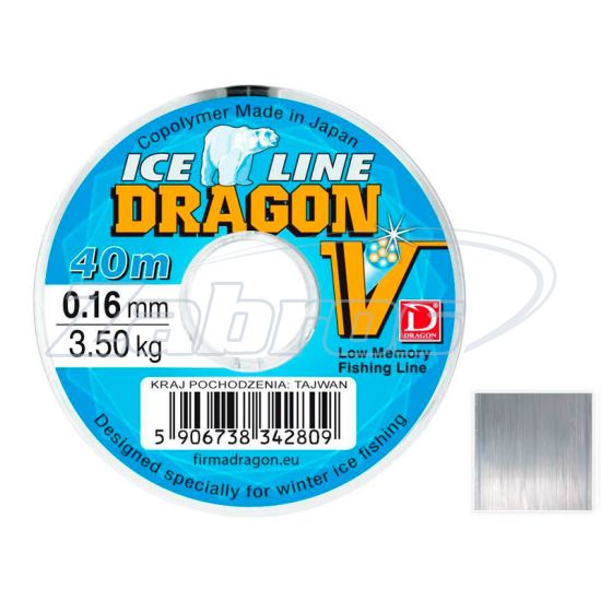 Фото Dragon V Ice Line, 34-15-016, 0,16 мм, 3,5 кг, 40 м