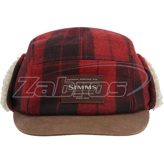 Фото Simms Coldweather Cap, 13817-615-4050, L/XL, Red Buffalo Plaid
