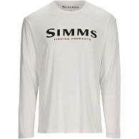 Футболка Simms Logo LS Shirt, 13626-100-20, S, White, купить, цены в Киеве и Украине, интернет-магазин | Zabros