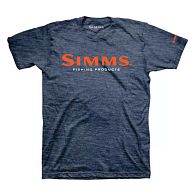 Футболка Simms Logo T-Shirt, 12803-414-60, XXL, Navy Heather, купити, ціни в Києві та Україні, інтернет-магазин | Zabros