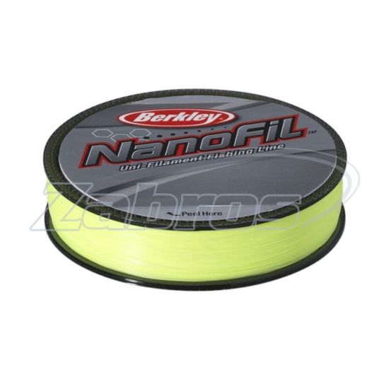 Фото Berkley Nanofil, 1278230, 0,2 мм, 12,64 кг, 125 м, HI-Vis Chartreuse