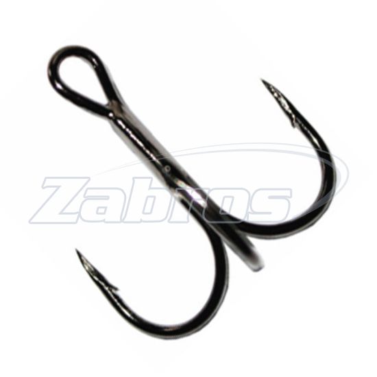 Фото MiniMax Treble Hook Round, SW-077-8, 10 шт, Black