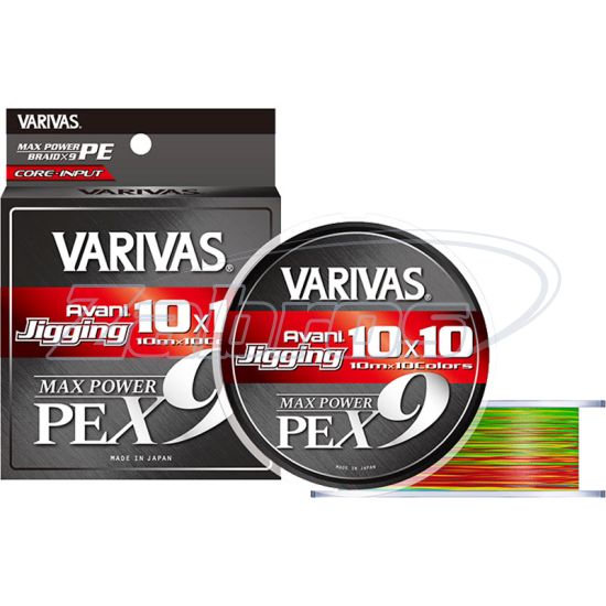 Фотография Varivas Avani Jigging 10x10 Max Power PE X9, #0,8, 0,15 мм, 8,1 кг, 200 м