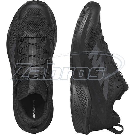 Картинка Salomon Sense Ride 5 SR, L47377600, 9,5, Black/Phantom