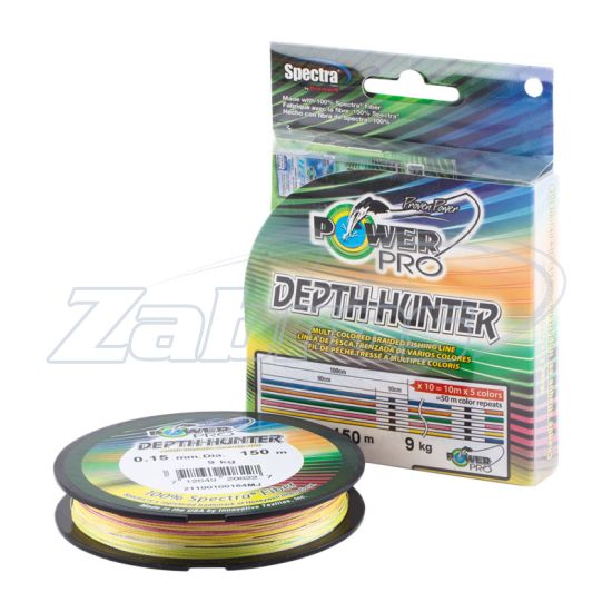 Фото Power Pro Depth-Hunter, 0,11 мм, 5 кг, 150 м, Multi Color