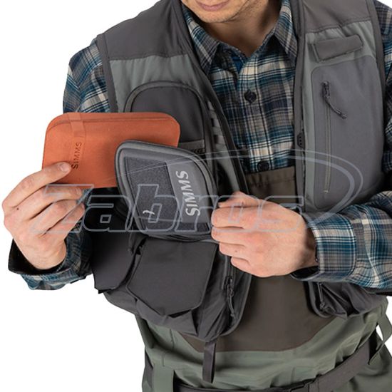 Малюнок Simms Freestone Fishing Vest, 13402-015-50, XL, Pewter